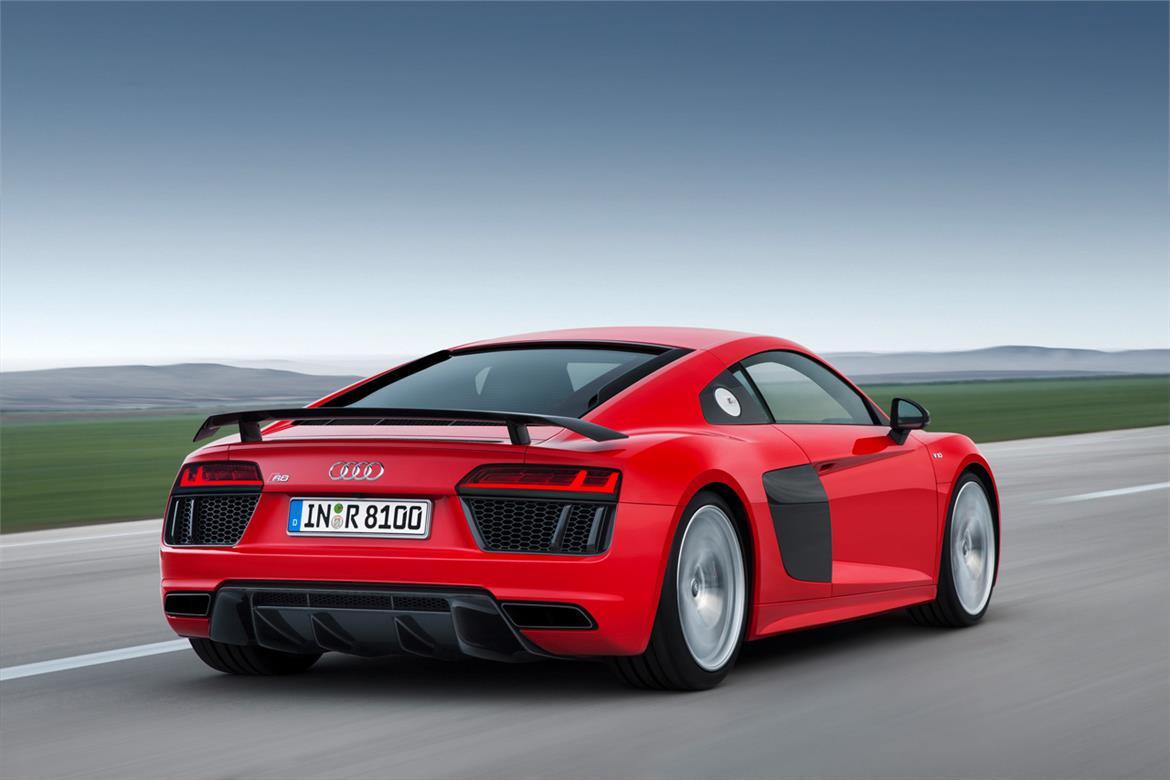 Audi Plays It Safe With Redesign Of 610 Horsepower R8 V10 Plus Sports Car