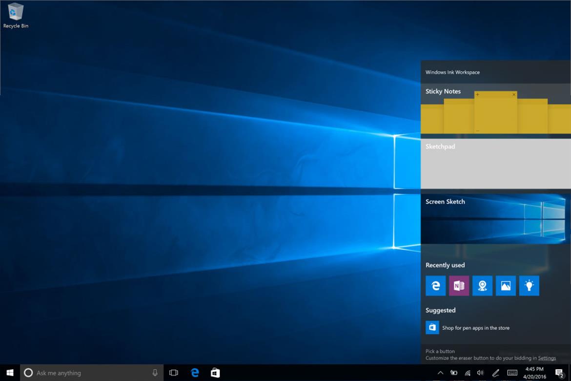 Windows 10 Insider Preview Build 14328 Debuts Windows Ink And Major Updates For Testers