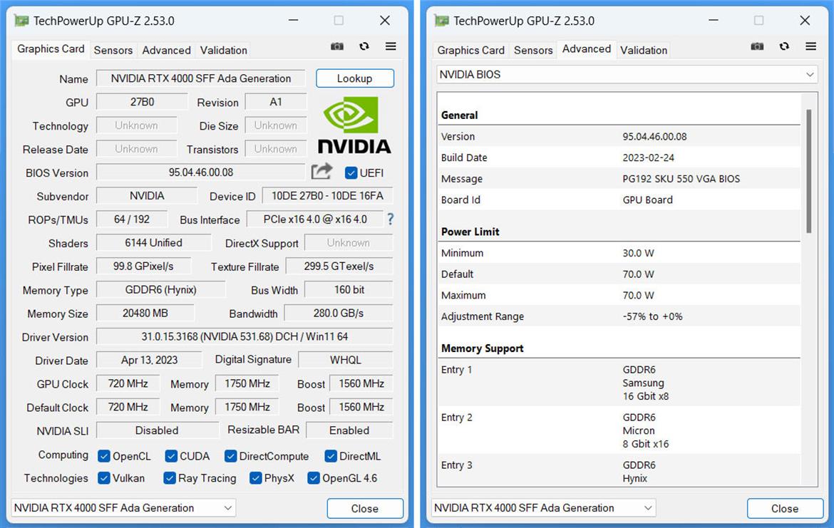 NVIDIA RTX 4000 SFF GPU Seen Beating A 3060 Using 60% Less Power