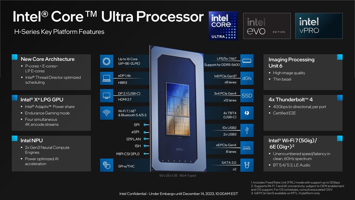 Intel Core Ultra Meteor Lake Mobile CPUs Launch With Gaming Grade iGPU And AI Brawn