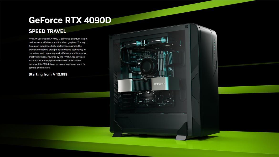 NVIDIA's Cut-Down GeForce RTX 4090D For China Is Now Official, Here Are The REAL Specs