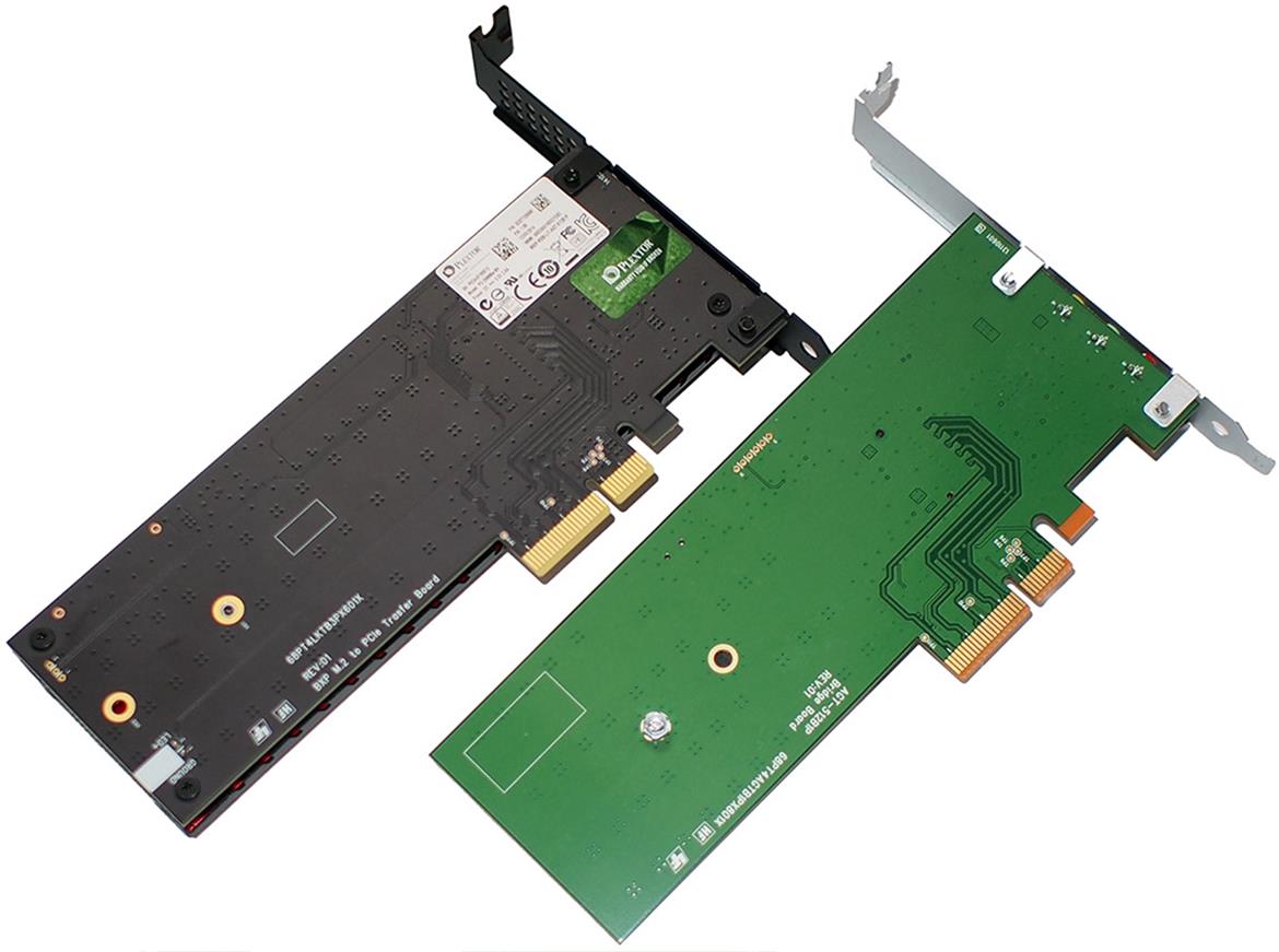 Plextor M6e Black Edition PCI Express SSD Review, M.2 In The Slot