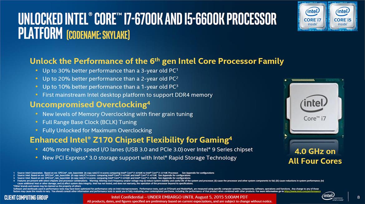 Intel Core i7-6700K And Z170 Chipset Review: Skylake For Enthusiasts