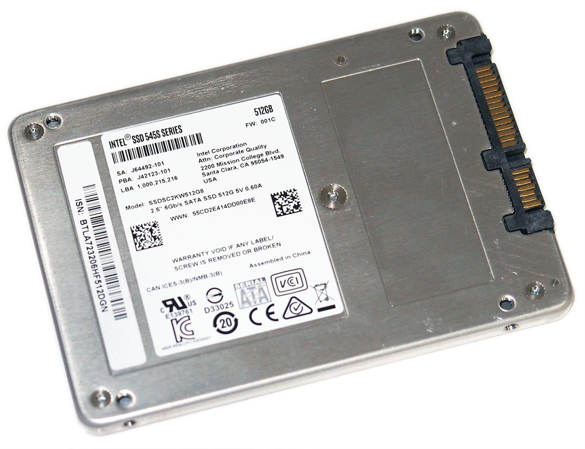 Intel SSD 545s Series Solid State Drive Review: One Of The Best SATA SSDs Available
