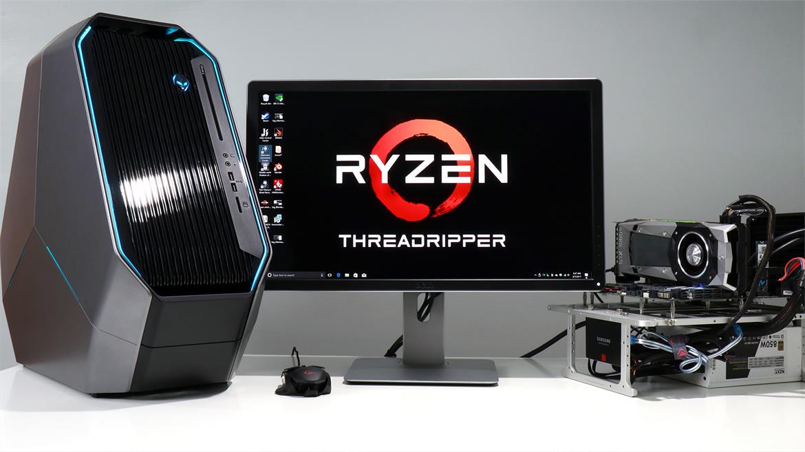 Exclusive: Ryzen Threadripper 1950X Performance First Look With Alienware Area-51 Threadripper Edition