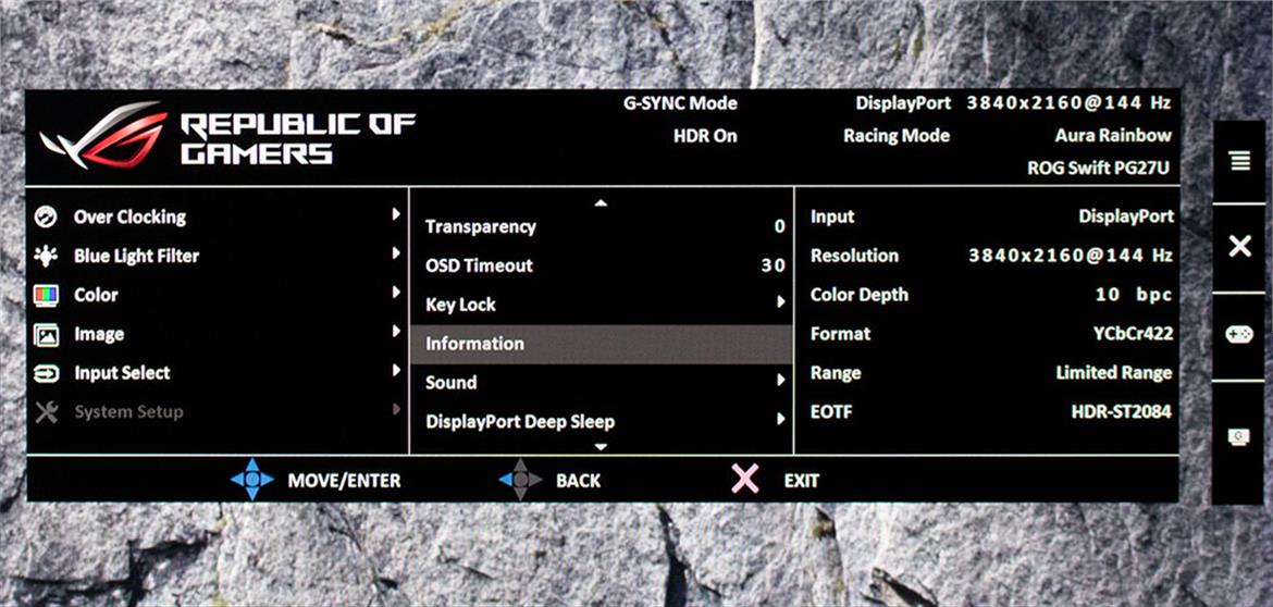 ASUS ROG Swift PG27UQ Monitor Review: Glorious 4K HDR, 144Hz G-SYNC Gaming