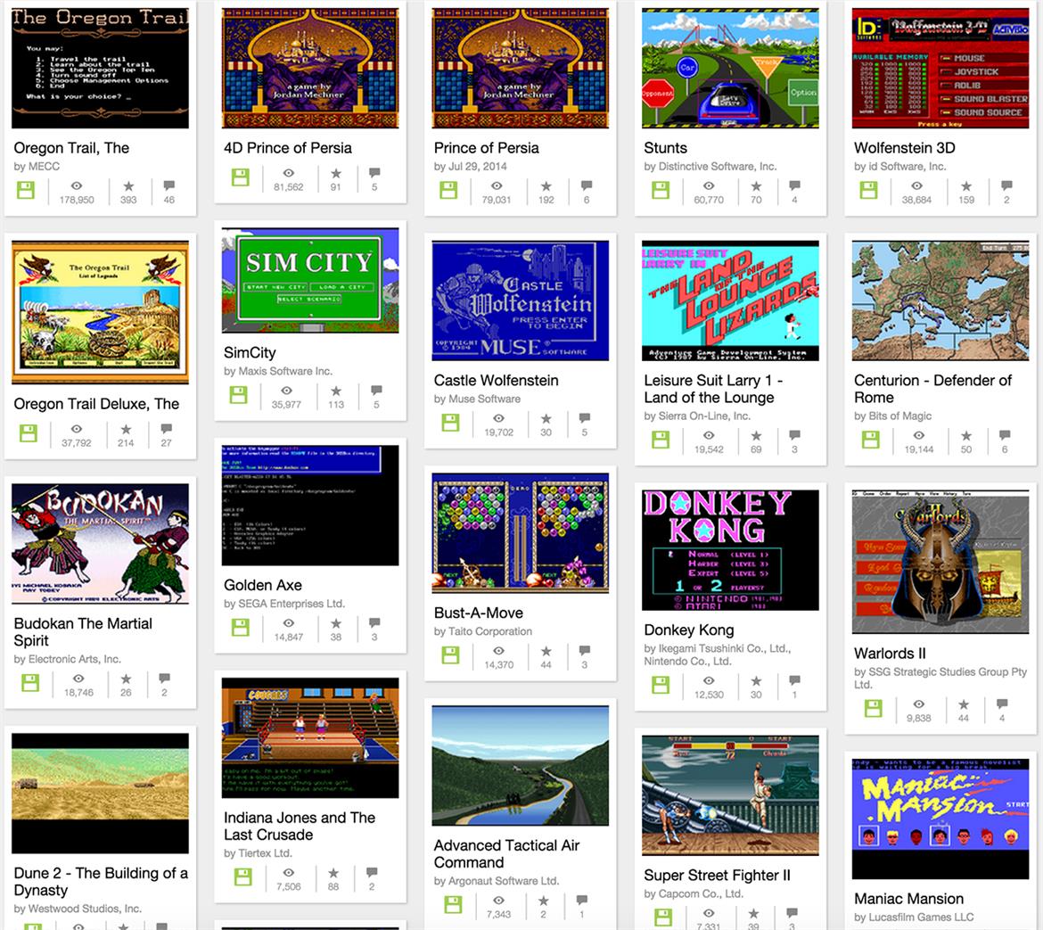 Internet Archive Resurrects Over 2300 Classic MS-DOS Games For Your Enjoyment