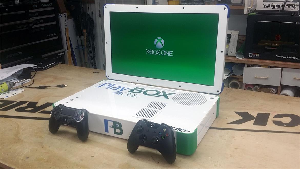 Insane Engineer Ends Console War, Combines Xbox One And PS4 Into Epic 'PlayBox' Laptop