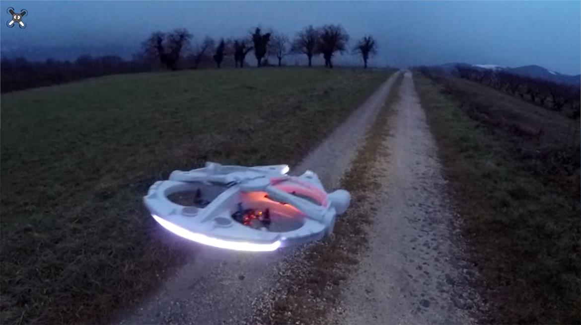 Homemade RC Millennium Falcon Is The Drone You've Always Dreamed Of Flying