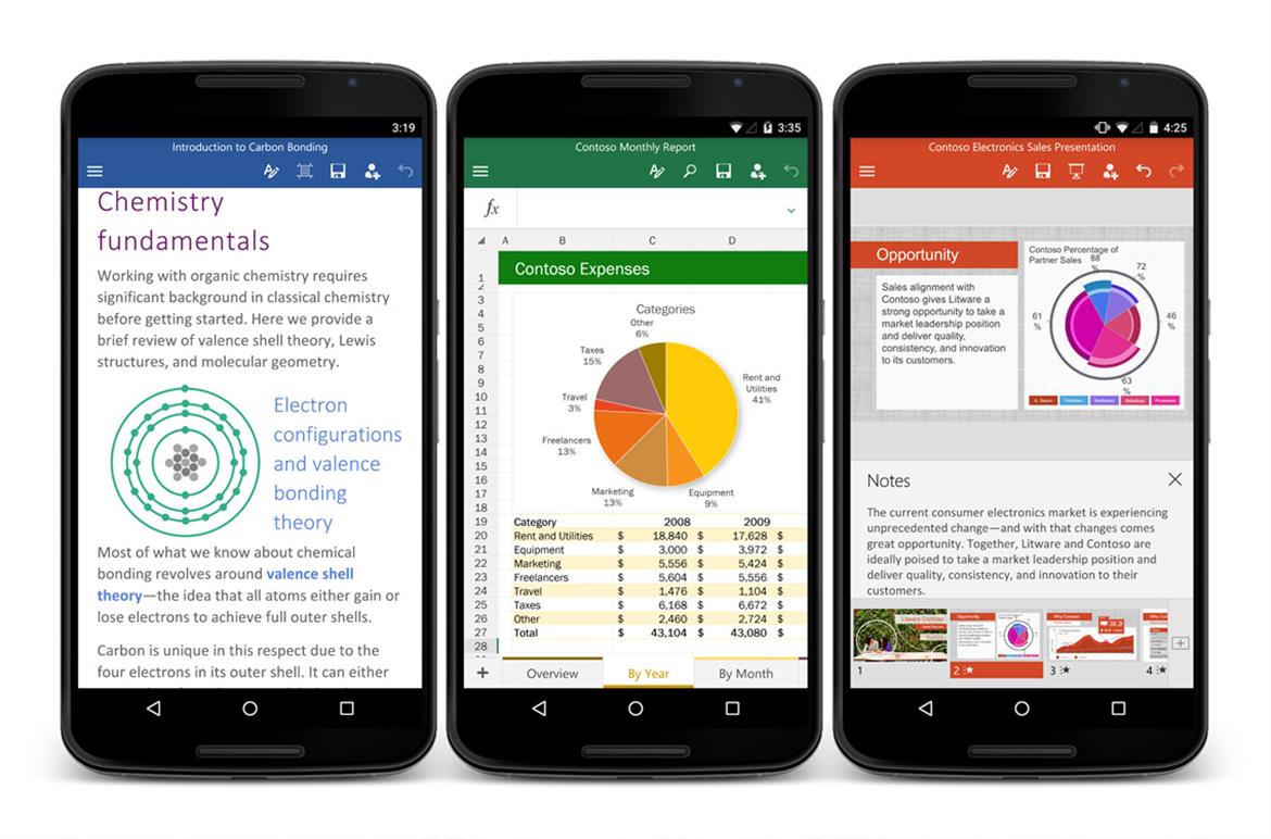 Microsoft Officially Releases Office For Android Smartphones