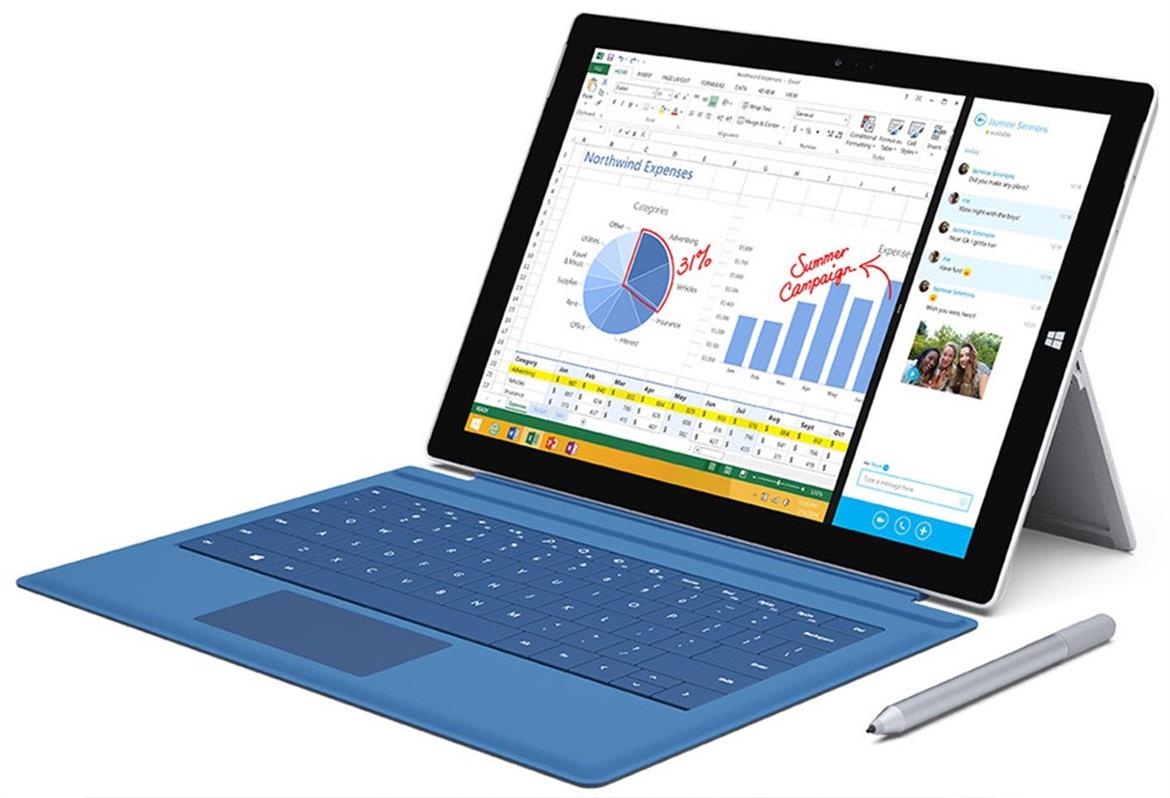 Microsoft Adds New Core i7-Powered Surface Pro 3 With 128GB SSD For $1299