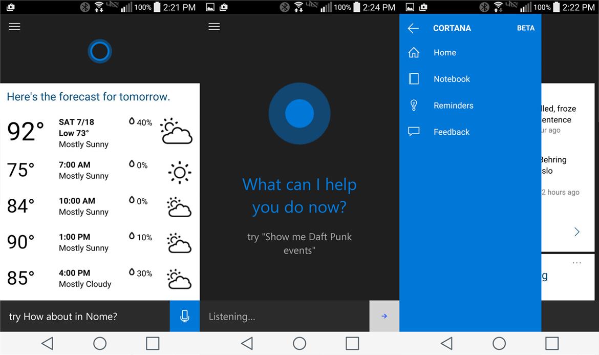 Microsoft Cortana For Android Leaks Ahead Of Official Launch