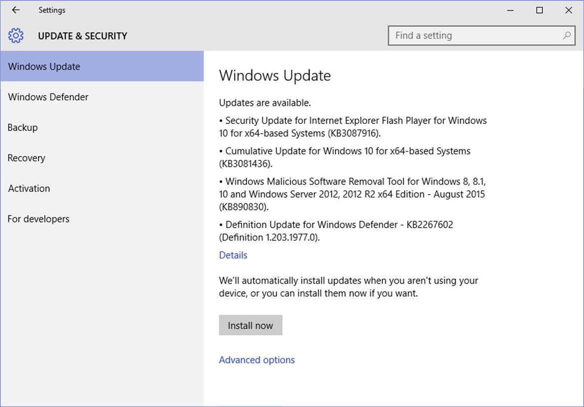 Microsoft Will No Longer Detail Running Changes In Future Windows 10 Updates