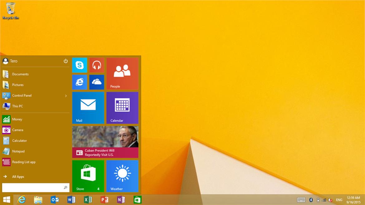 Windows RT Tablet Update Brings Facsimile Of Windows 10 Start Menu