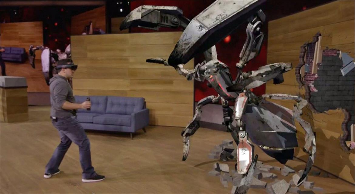 Microsoft HoloLens 'Project XRay' Demo Stuns Onlookers With Mixed Reality Game Play