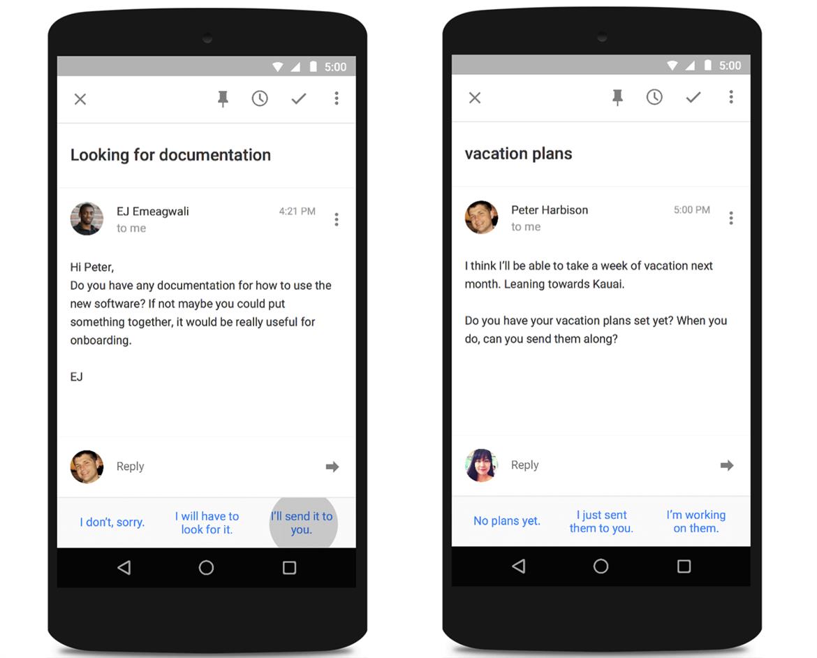 Google's Inbox Smart Reply Uses Machine Learning To Intelligently Respond To Your Email