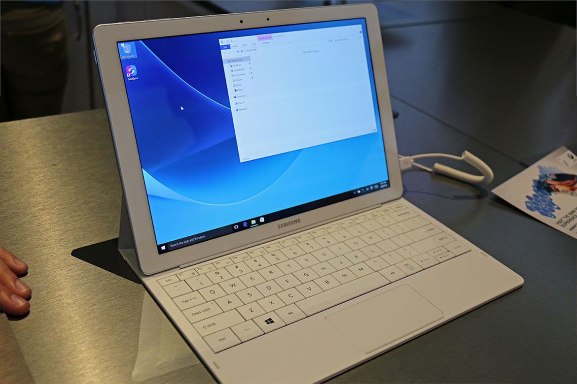 Hands-on Samsung Galaxy TabPro S, Super-Thin Windows 10 Hybrid Tablet With Super AMOLED Display