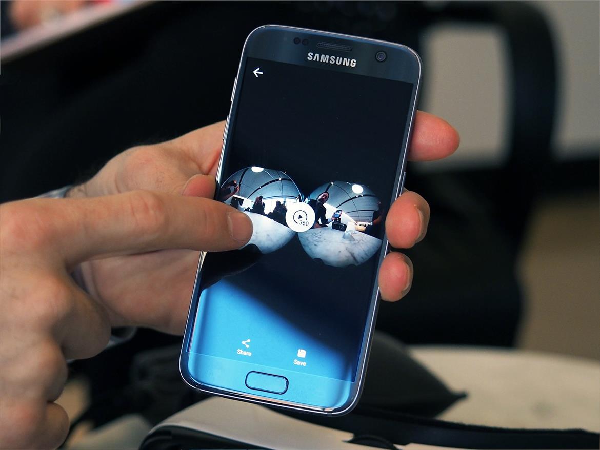 Hands-On Samsung Galaxy S7, Galaxy S7 Edge And Gear 360 VR With Submersion Test