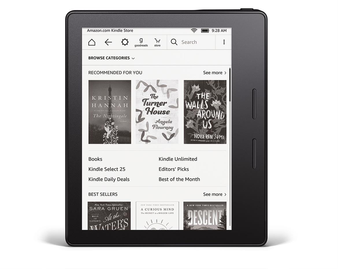 Amazon’s $290 Kindle Oasis Is A Pricey And Light E-Reader With Unreal Battery Life