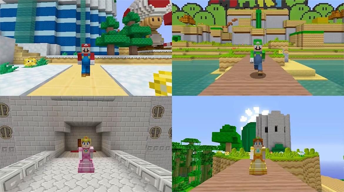 Super Mario Takes Brick Smashing Retro Gaming Goodness To Minecraft: Wii U Edition