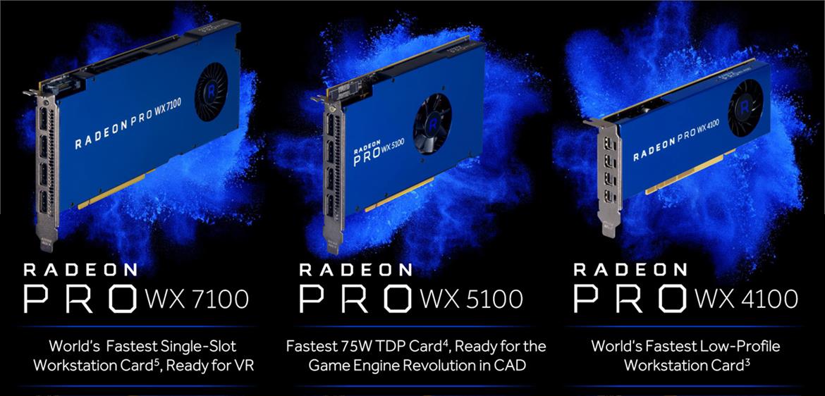 AMD Polaris-Based Radeon Pro WX Series Delivers Up To 5.7 TFLOPs, Shipping Now From $399