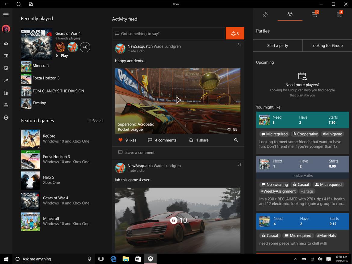 Xbox One Holiday Update Arrives To Socialize Your Gaming Experience Across Multiple Platforms