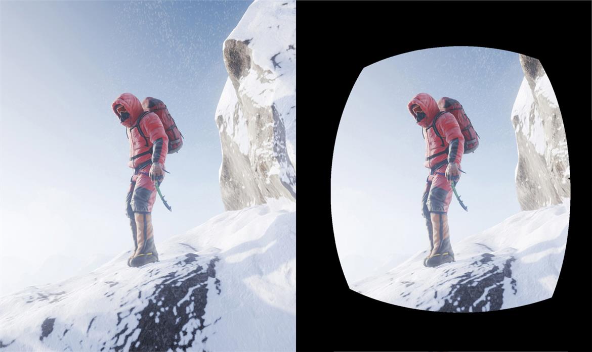NVIDIA Pascal Lens Matched Shading Squashes Unnecessary Rendering To Boost VR Performance