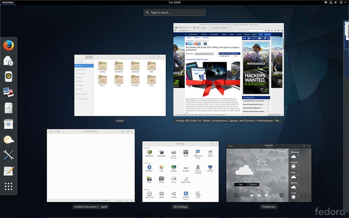 Fedora 25 Courts macOS and Windows 10 Defectors With USB Stick Tool, Deploys GNOME 3.22