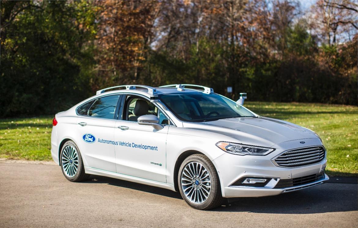 Ford’s Next Generation Self-Driving Fusion Hybrid Makes Public Debut At CES 2017