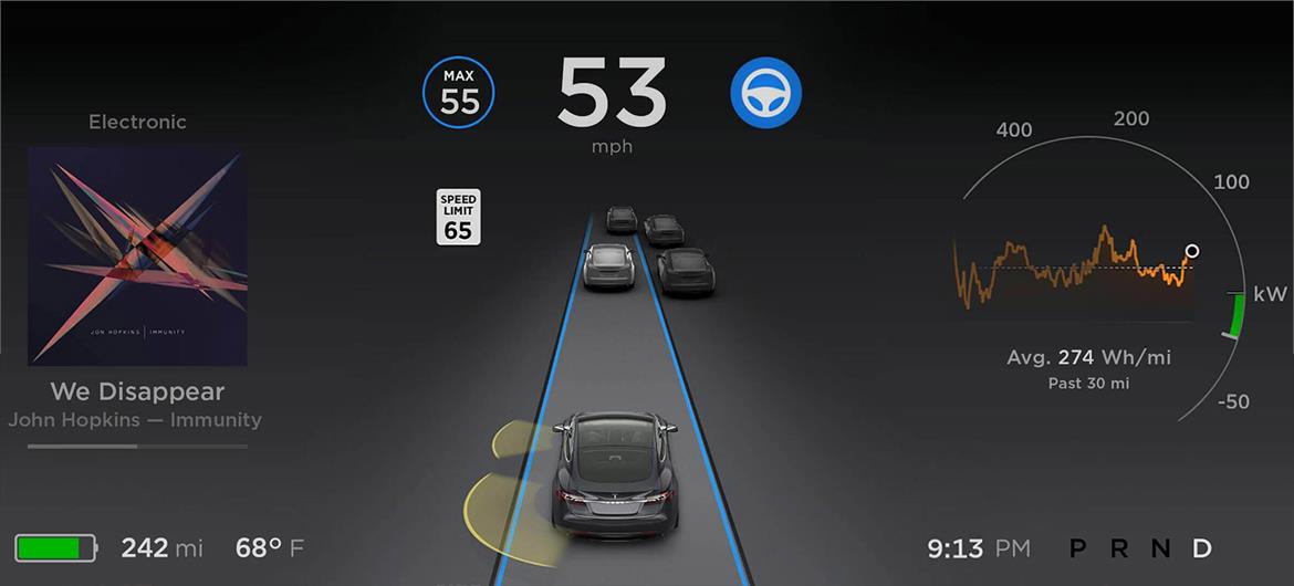 Watch Tesla Autopilot 8.0 Predict And React To An Imminent Crash Before It Happens
