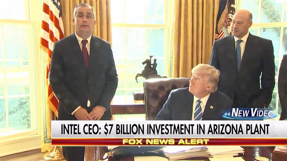 Intel Investing $7 Billion Into Arizona's Stalled Fab 42 After President Trump’s Promise Of Tax Reform