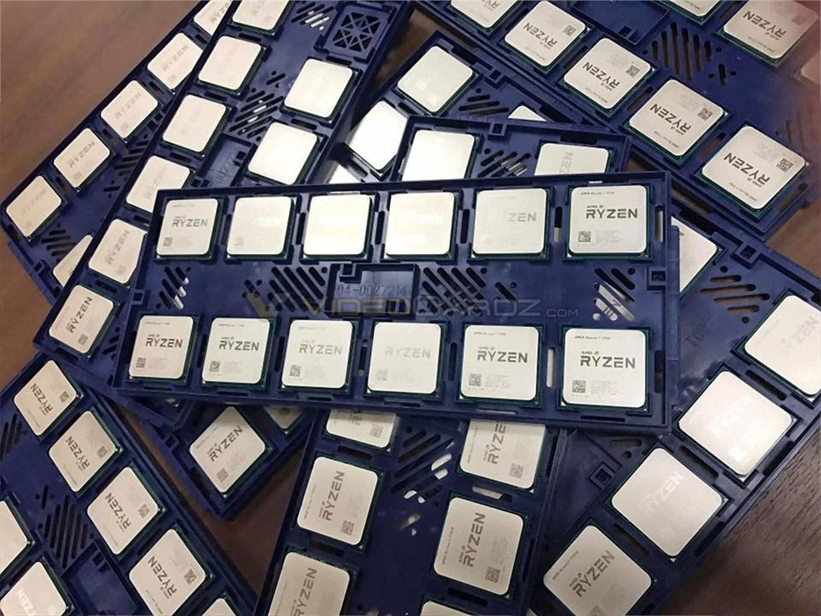 Trays Of AMD Ryzen Processors Break Cover In Final Production Form