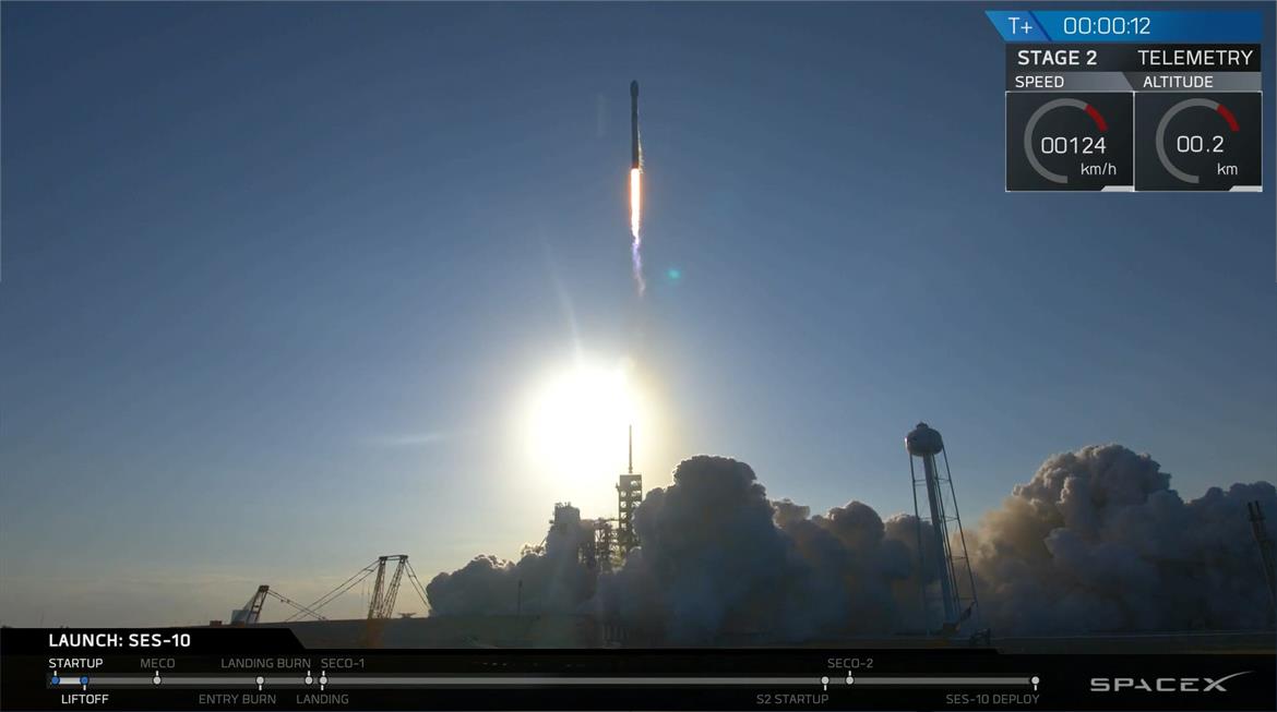 SpaceX Successfully Launches Recycled Falcon 9 Rocket, Makes Historic Landing On Drone Ship