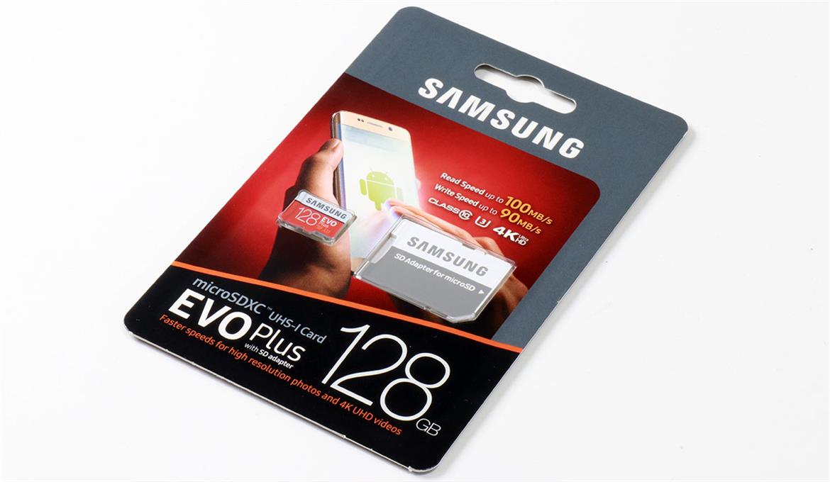 Samsung EVO Plus microSDXC 128GB Card Rips File Transfers Up To 100MB/s