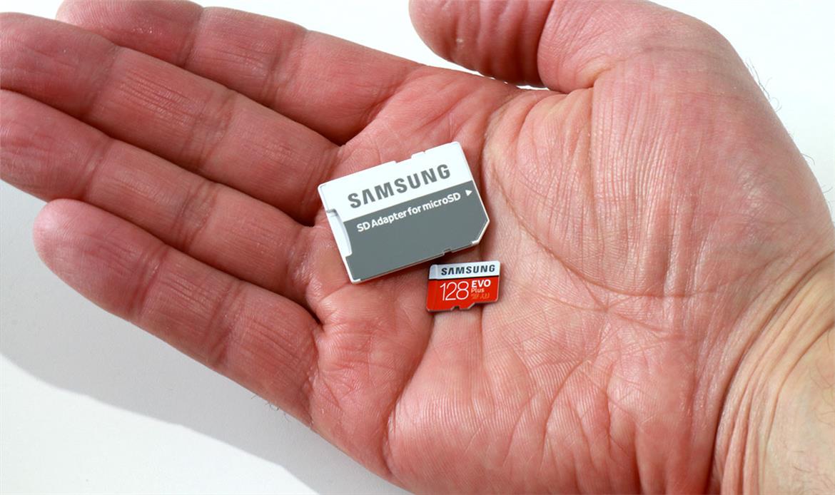Samsung EVO Plus microSDXC 128GB Card Rips File Transfers Up To 100MB/s