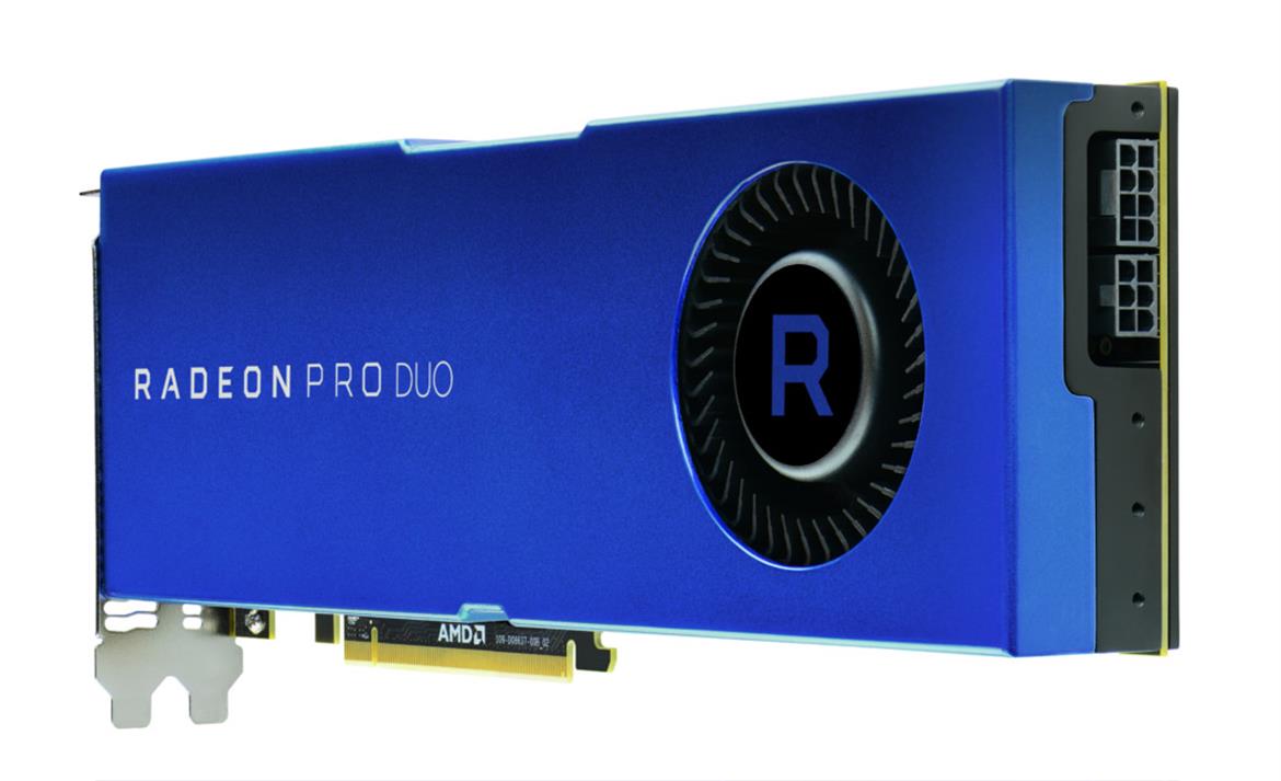 AMD Launches Polaris-Based Radeon Pro Duo 11.45 TFLOPS Professional Graphics Card