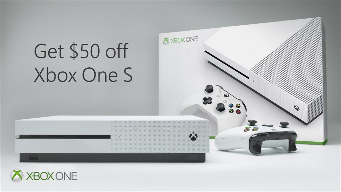 Microsoft Slashes Xbox One S Price By $50 Ahead Of Project Scorpio Debut