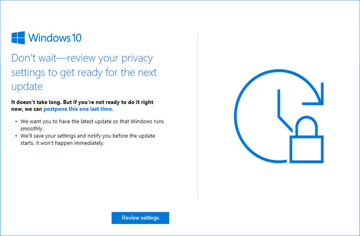 Microsoft Will Soon Nag Windows 10 Users To Upgrade To Creators Update