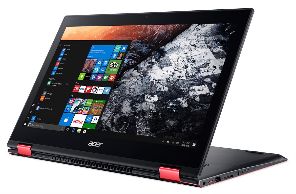 Acer Nitro 5 Spin Gaming Convertible Rocks 8th Gen Intel Core i7 And GeForce GTX 1050