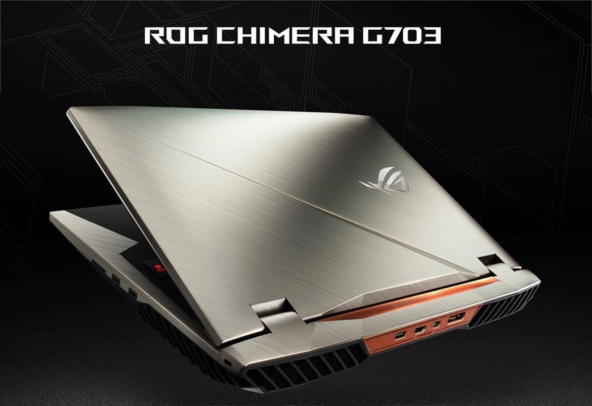 ASUS ROG Chimera Gaming Laptop Rocks 17.3-inch 144Hz G-SYNC Display, GTX 1080 Graphics