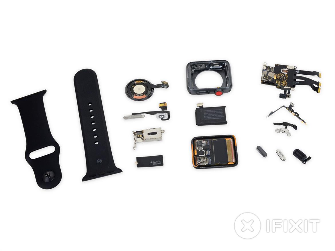 Apple Watch Series 3 LTE Teardown Reveals Intricate But Serviceable Internals, Slightly Larger Battery