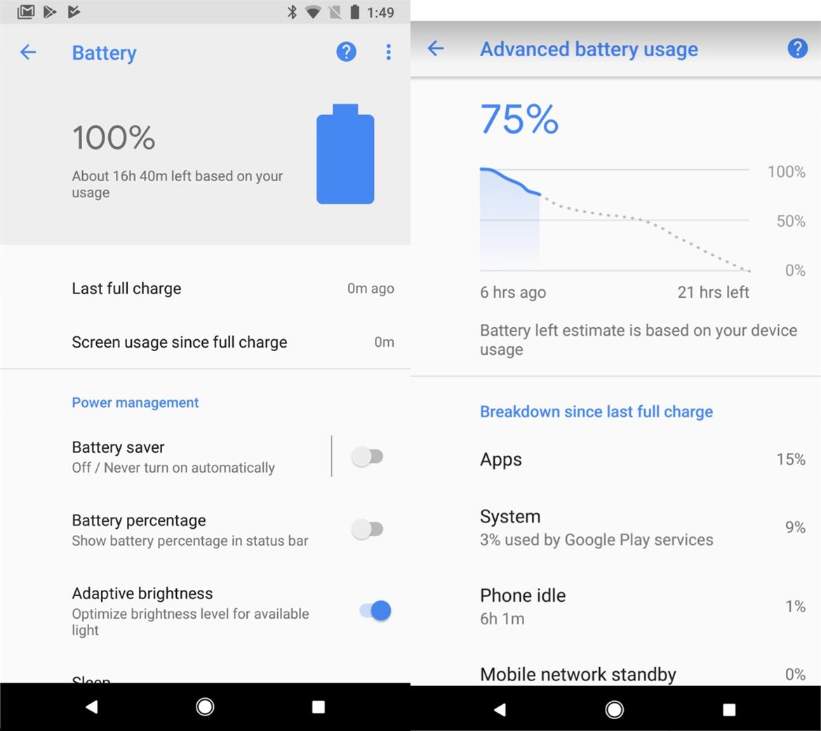 Google Pixel Battery Life Estimates Now More Accurate With Personalized Usage Modeling