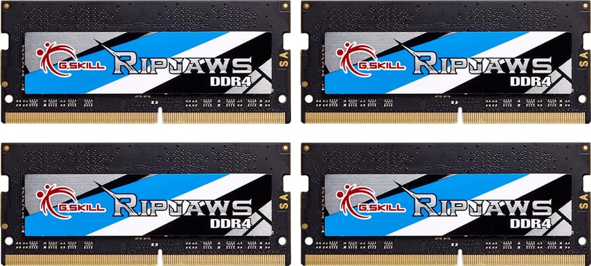 G.Skill Launches Ripjaws DDR4-4000 32GB SO-DIMM Kit With Ultra-Low Timings
