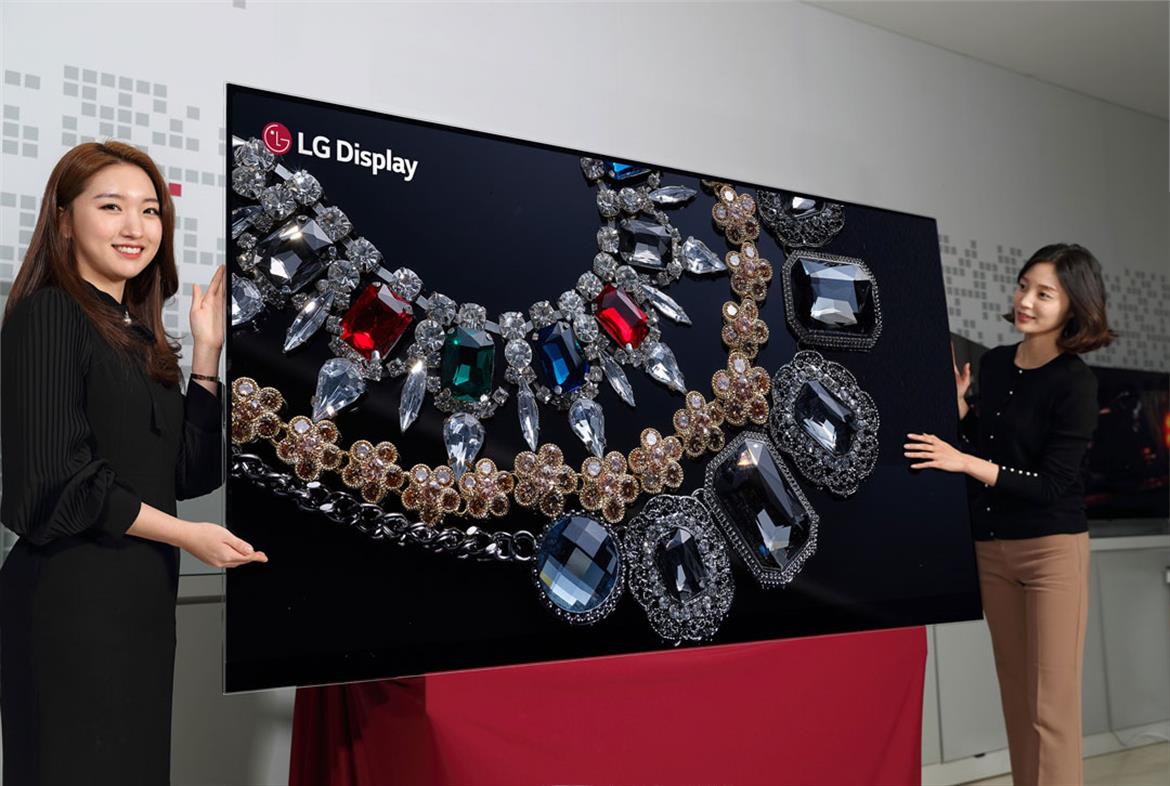 LG Display's 88-Inch 8K OLED TV To Stoke Geek Lust At CES 2018