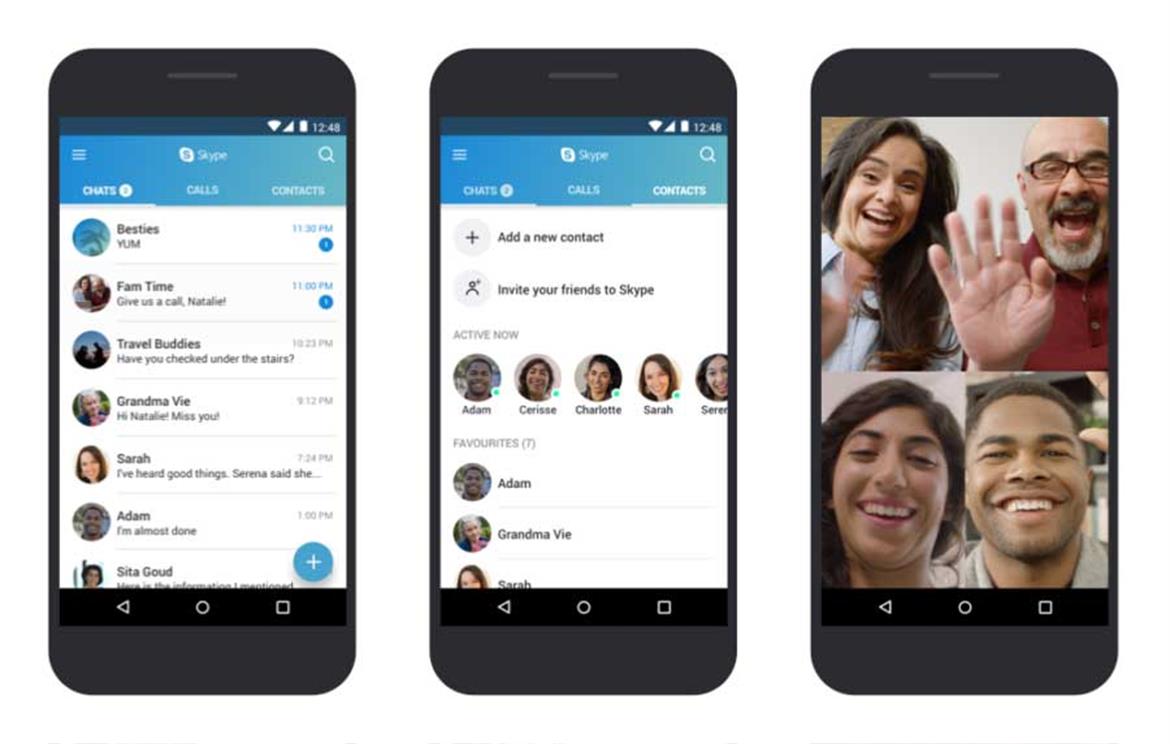 Microsoft Releases Skype App Optimized For Older Android Devices