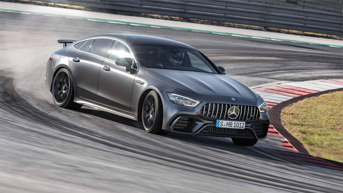 Mercedes-AMG GT 4-Door Coupe Goes Panamera Huntin' With 630HP Bi-Turbo V8