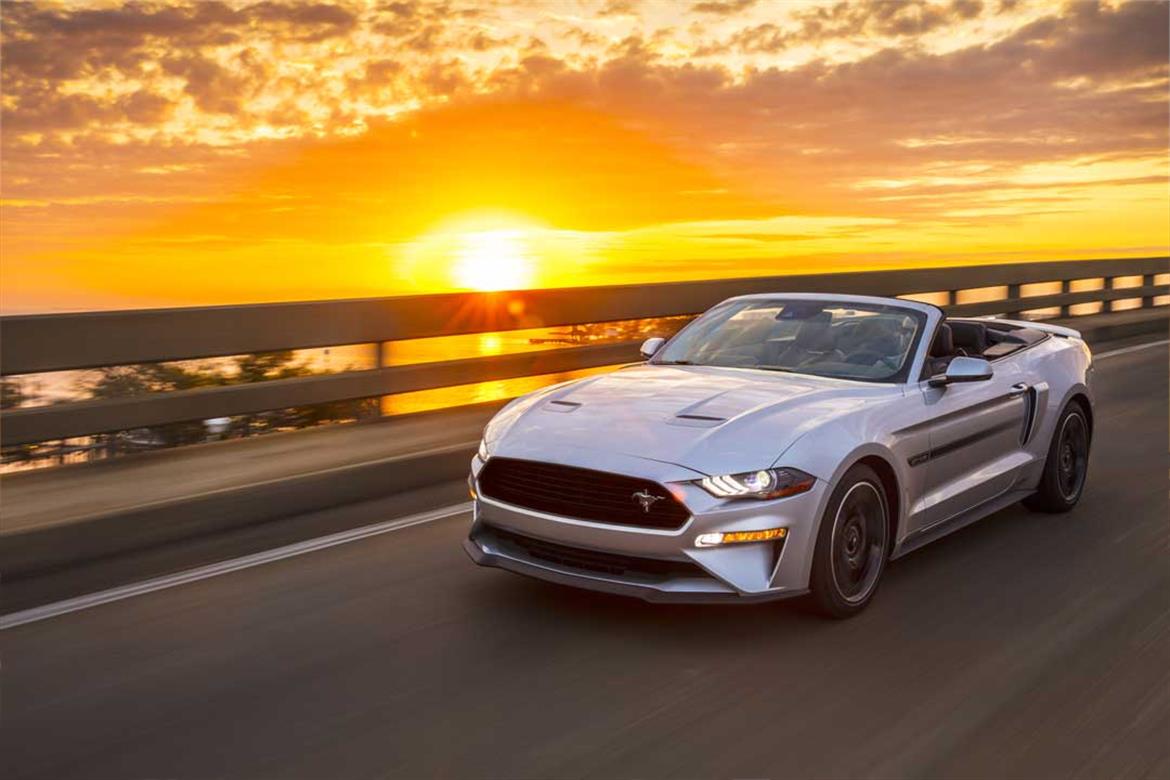 Ford Mustang 'California Special' Hits The Road With Retro Looks And Rev-Matching 6-Speed Manual