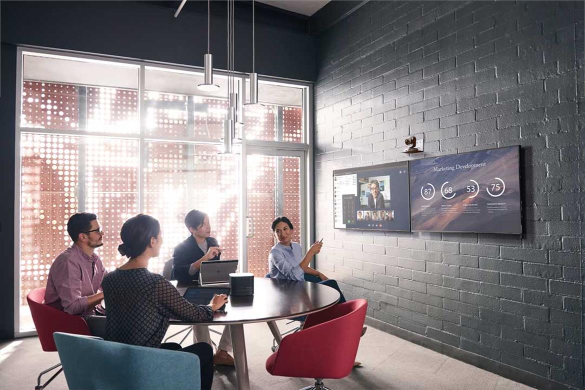 HP Debuts Elite Slice G2 Virtual Meeting Device And 43-inch 4K Display For Businesses