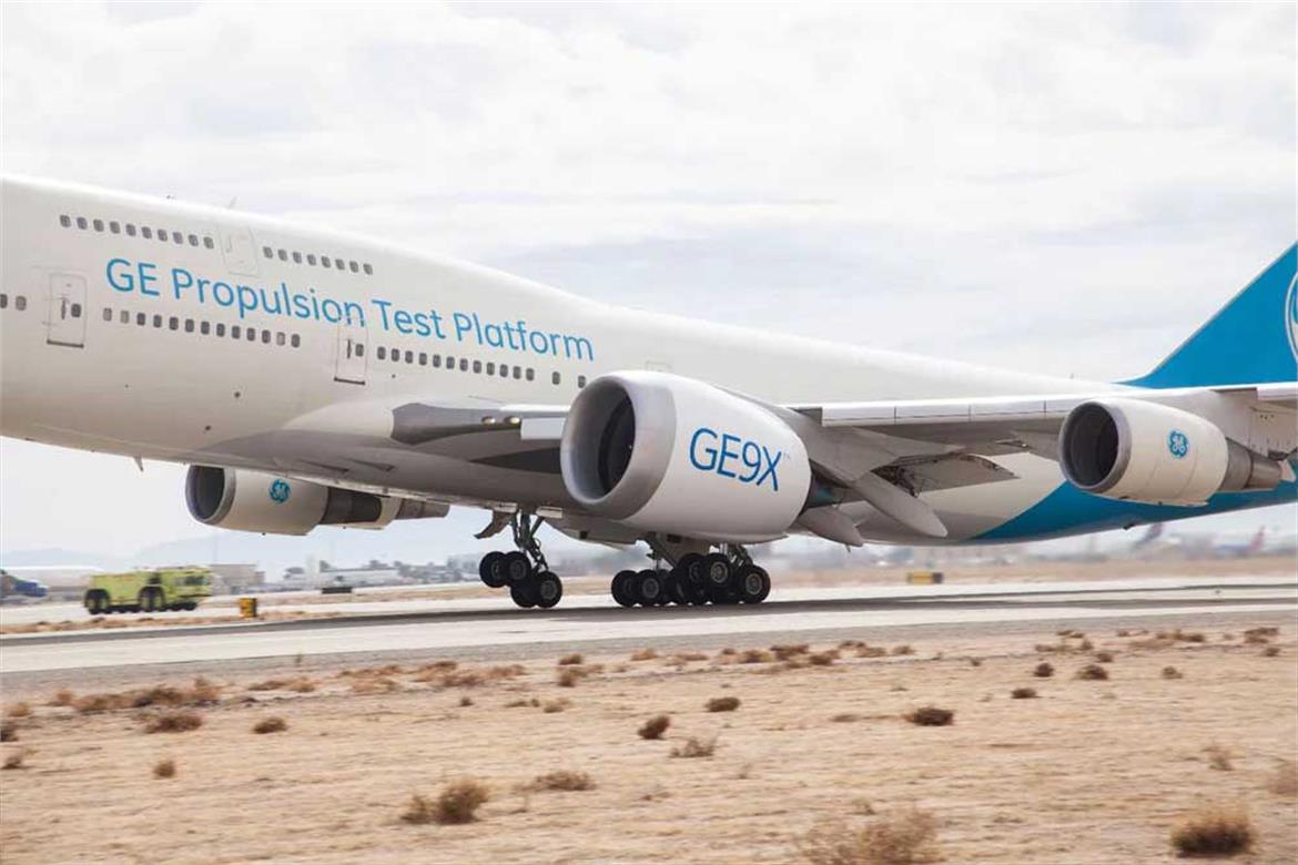 World's Largest Jet Engine, GE Aviation GE9X, Makes Debut Flight Touting 100K Pounds Of Thrust