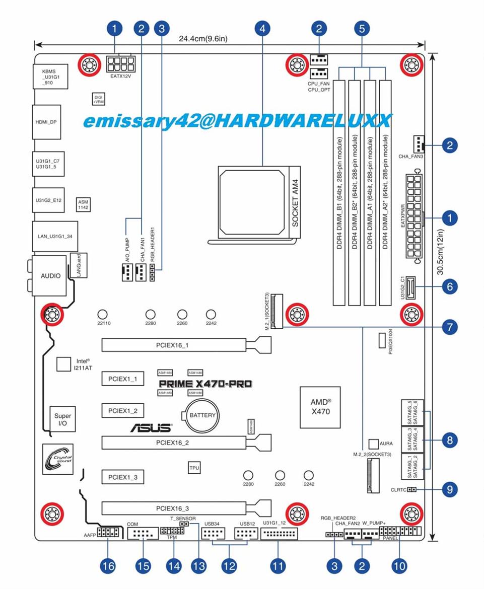 ASUS X470 2nd Gen Ryzen Motherboard Layouts And Specs Break Cover In Leak